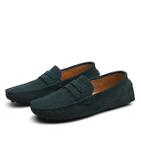 Italian-Style Suede Loafers with Soft Lining