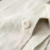 Men's Relaxed Linen Blend Two-Button Suit Set