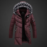 Sherpa-Lined Long Winter Coat with Hood