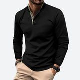 Textured Knit Pullover with Stand Collar