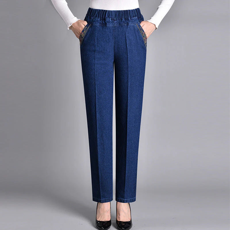 Women’s Elastic Waist Jeans