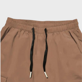 Cargo Joggers with Elastic Drawstring Waist and Pockets