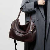Women's Signature Black Leather Bag