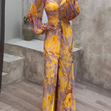 Ladies’ Off-Shoulder Chiffon Dress