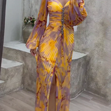 Ladies’ Off-Shoulder Chiffon Dress