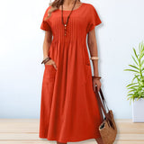 Lila | Robe d'été en lin et coton