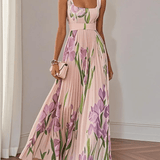 Women's Floral Sleeveless Maxi Dress
