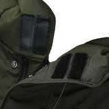 Men's Long Down Jacket with Detachable Hood