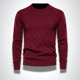 Men's Classic Knit Crew Neck Slim Fit Sweater