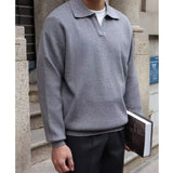 Men’s Knitted Polo Jumper