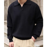Men’s Knitted Polo Jumper