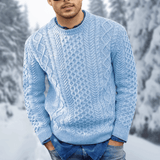 Men's Classic Cable Knit Winter Sweater