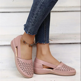 Women's Perforated Slingback Loafers