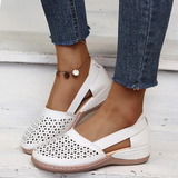 Women's Perforated Slingback Loafers