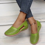 Women's Perforated Slingback Loafers
