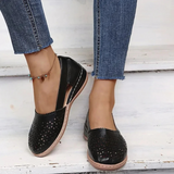 Women's Perforated Slingback Loafers