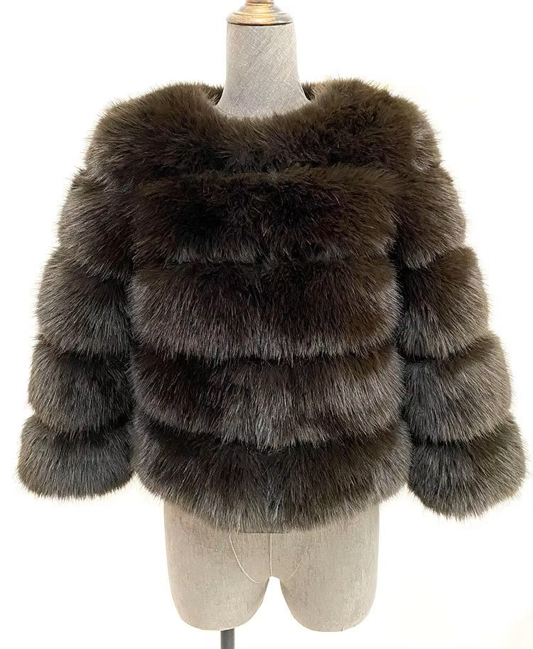 Ladies’ Faux Fur Jacket