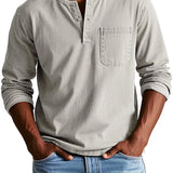 Men’s Vintage Henley Shirt