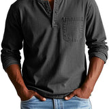 Men’s Vintage Henley Shirt