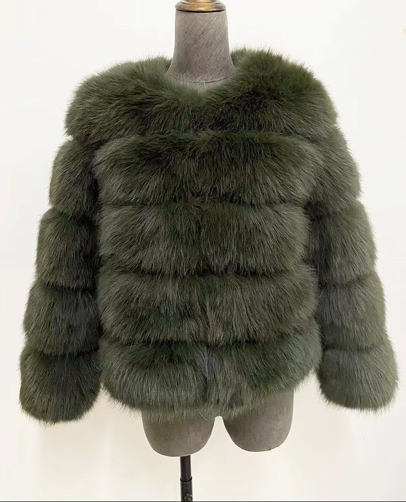Ladies’ Faux Fur Jacket