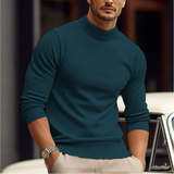 Men's Turtleneck Sweater in Premium Cotton Blend