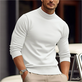 Men's Turtleneck Sweater in Premium Cotton Blend