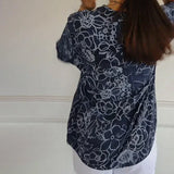 Ladies’ Floral Print Blouse