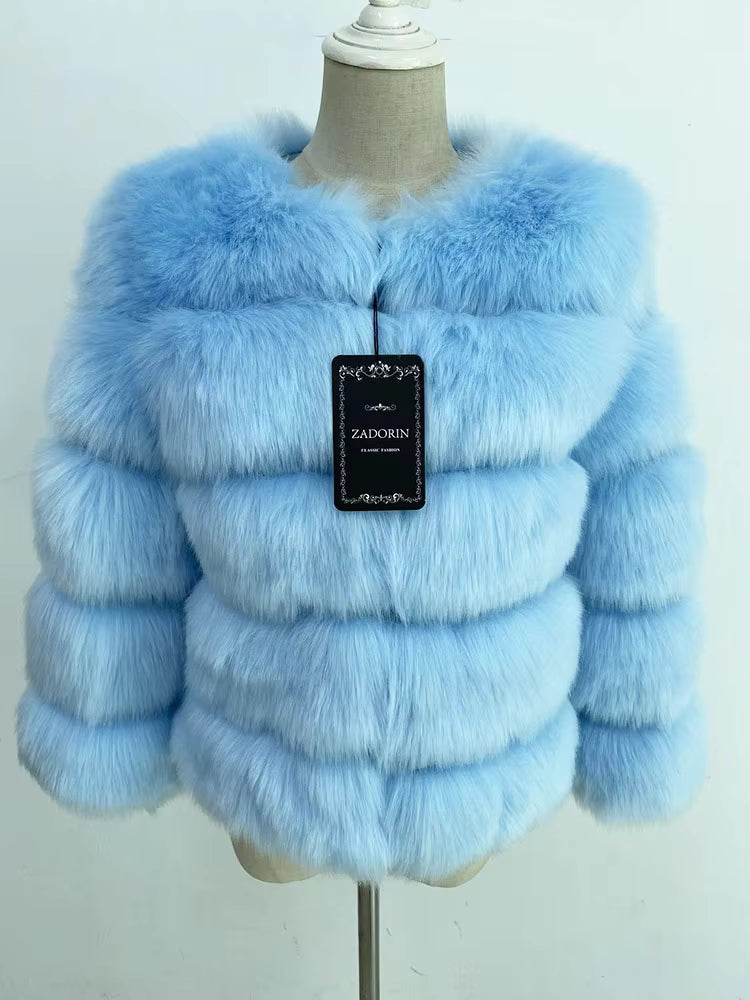 Ladies’ Faux Fur Jacket