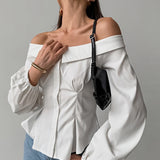 Women’s One-Shoulder Blouse