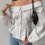Women’s One-Shoulder Blouse