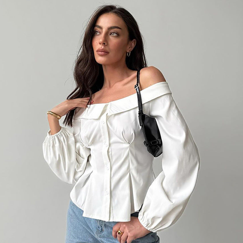 Women’s One-Shoulder Blouse