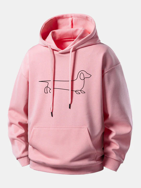 Dachshund Printed Hoodie