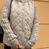 Ladies’ Quilted Fleece Jacket