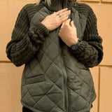 Ladies’ Quilted Fleece Jacket
