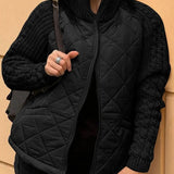 Ladies’ Quilted Fleece Jacket