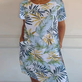 Women's Floral Sleeveless Midi Dress