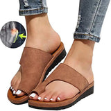 Open Toe Slip-On Flat Sandals