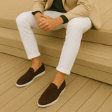 Men’s Suede Slip-On Loafers