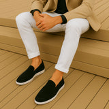 Men’s Suede Slip-On Loafers