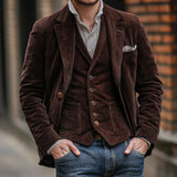 Men’s Smart Blazer and Gilet Set
