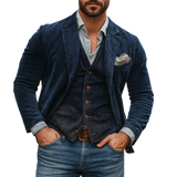 Men’s Smart Blazer and Gilet Set