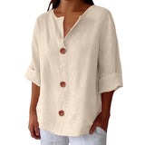 Women’s Linen Blend Blouse