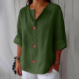 Women’s Linen Blend Blouse