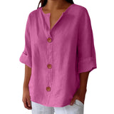 Women’s Linen Blend Blouse