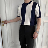 Men’s Striped Knitted T-Shirt