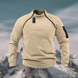 Men's Outdoor Fleece Sweater with Half Zip