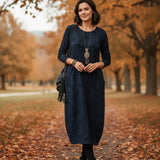 Ladies’ Botanical Print Maxi Dress
