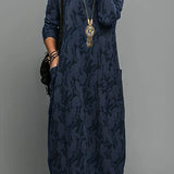 Ladies’ Botanical Print Maxi Dress