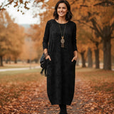 Ladies’ Botanical Print Maxi Dress
