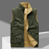 Men's Premium Cotton Five-Pocket Gilet